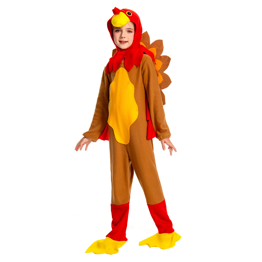 Kinder Türkei Cosplay Kostüm Outfits Halloween Karneval Anzug Thanksgiving Tier Performance Kostüm