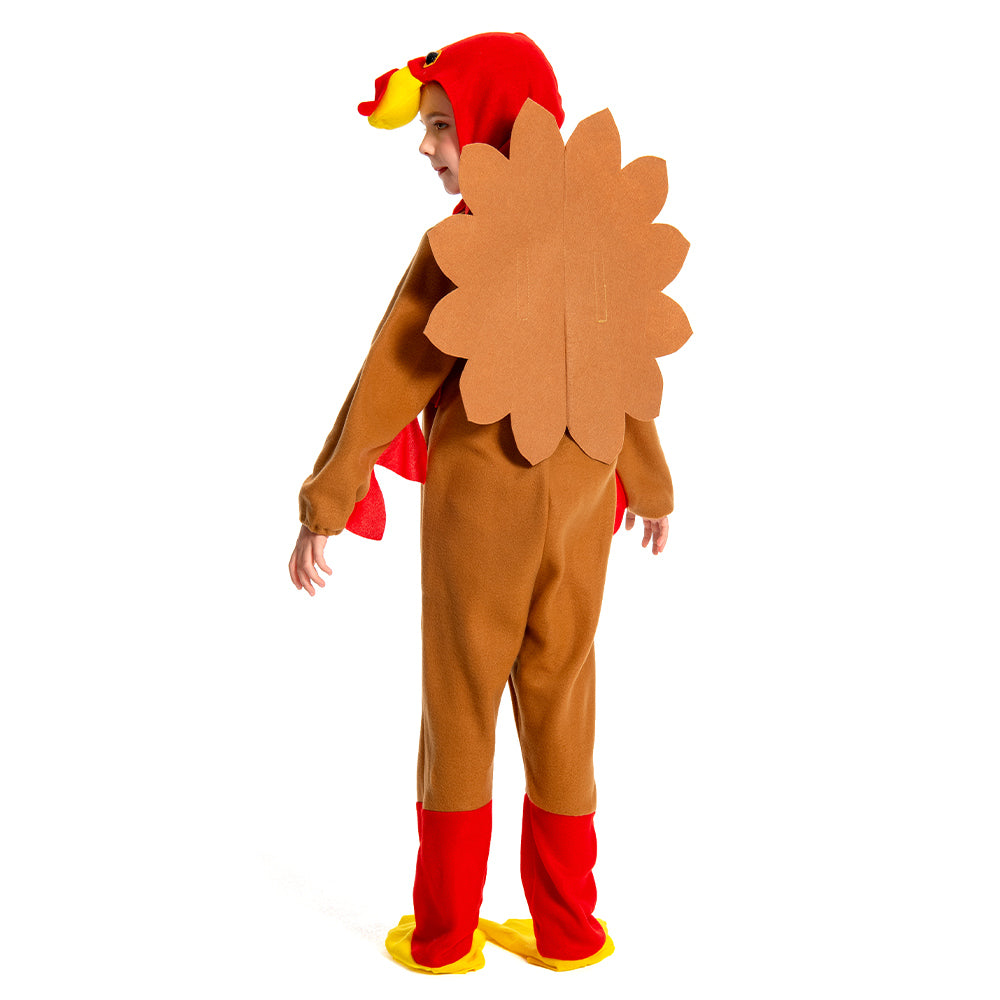 Kinder Türkei Cosplay Kostüm Outfits Halloween Karneval Anzug Thanksgiving Tier Performance Kostüm