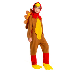 Kinder Türkei Cosplay Kostüm Outfits Halloween Karneval Anzug Thanksgiving Tier Performance Kostüm