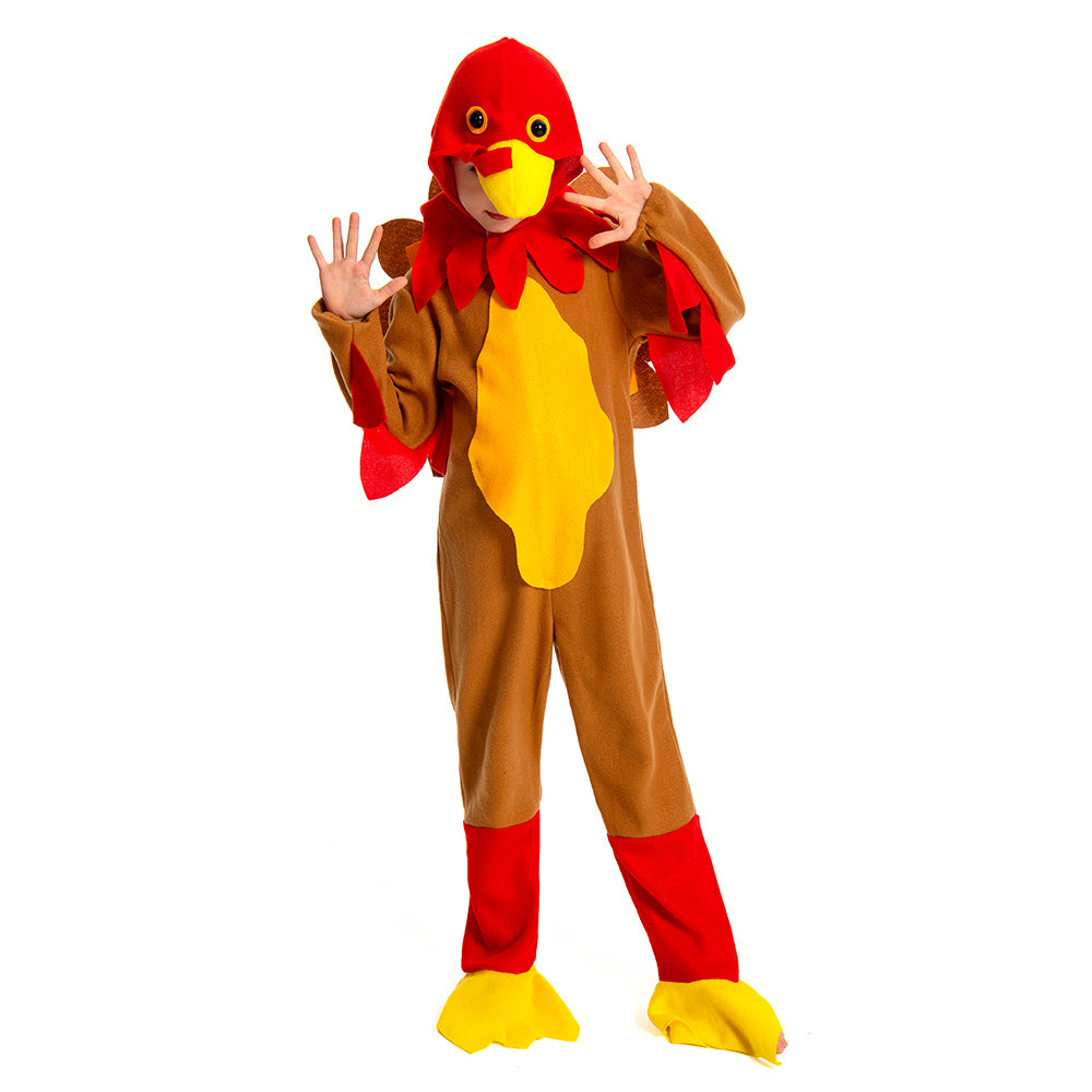 Kinder Türkei Cosplay Kostüm Outfits Halloween Karneval Anzug Thanksgiving Tier Performance Kostüm