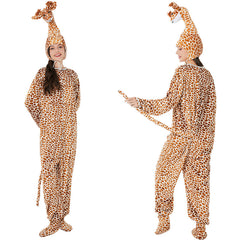 unisex Erwachsene Einteilig Halloween Tier Kostüm Giraffe Performance Kostüm giraffenkostüm