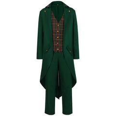 Herren Steampunk St. Patrick's Day Retro Cosplay Kostüm Outfits Halloween Karneval Anzug