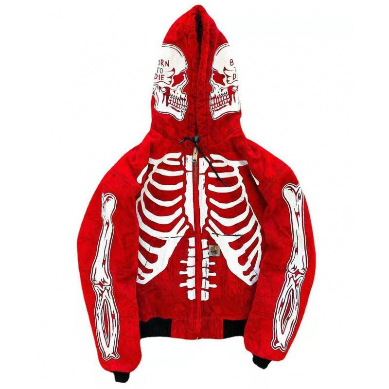 Dark Mikkel Kinder Cosplay Kostüm Outfits Halloween Karneval Anzug Skull 3D Druck Kinder Zip Hooded Sweatshirt