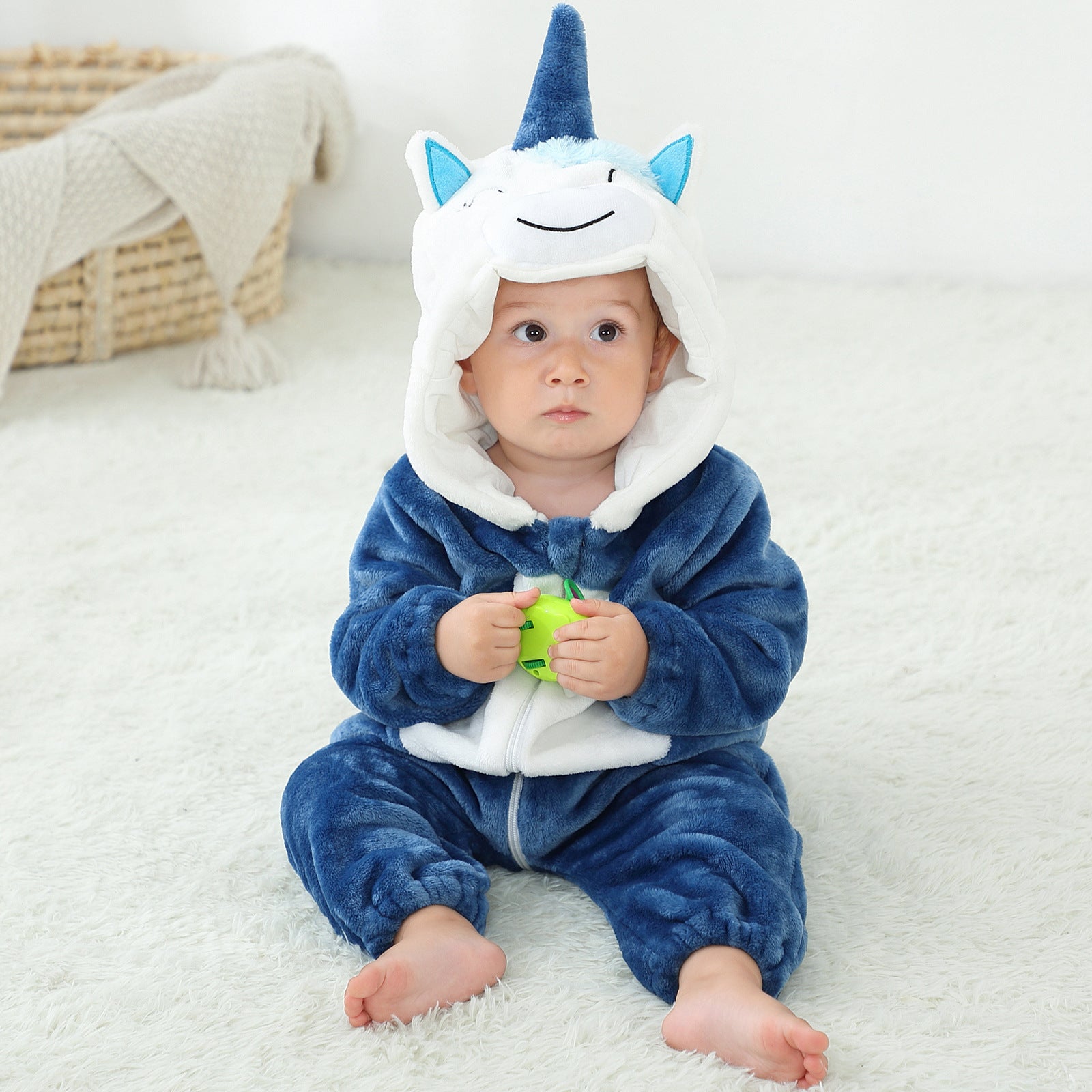 Kinder Tier Kostüm Onesie Krabbelanzug Baby plus Größe Krabbelanzug Säugling Flanell Krabbelanzug