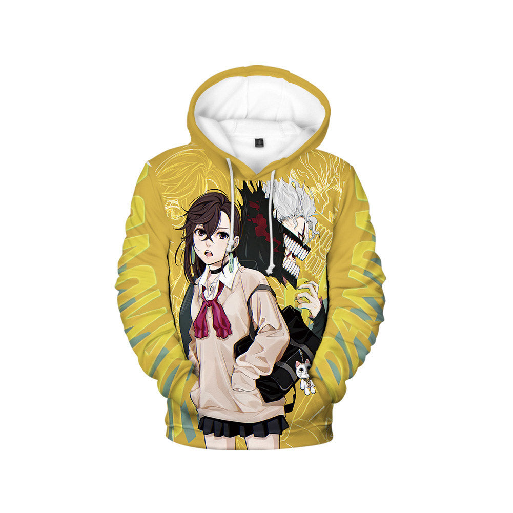 Damen Momo Ayase Cosplay Hoodie 3D Druck Hooded Sweatshirt Streetwear Pullover Dandadan