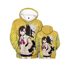 Damen Momo Ayase Cosplay Hoodie 3D Druck Hooded Sweatshirt Streetwear Pullover Dandadan