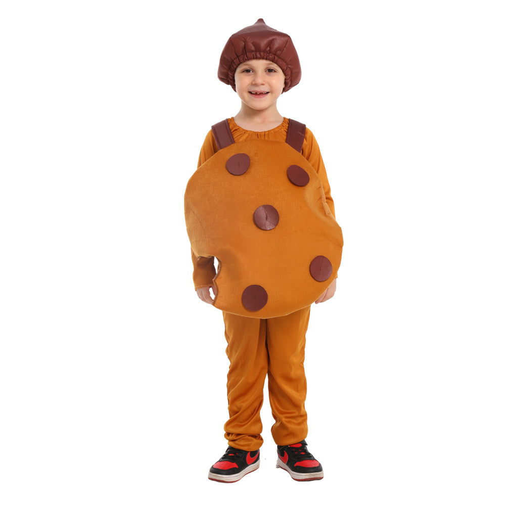 Kinder Cosplay Kostüm Outfits Halloween Karneval Anzug Cookies Schokolade