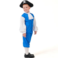 Kinder Cosplay Kostüm Outfits Halloween Karneval Anzug Pirat Kapitän Wikinger-Outfit