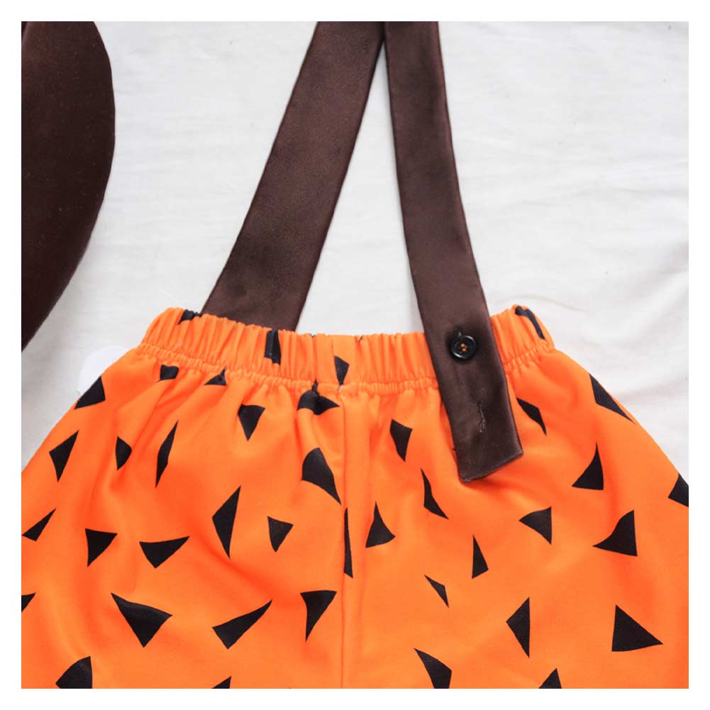 Kinder Fred Flintstone Cosplay Kostüm Outfits Halloween Karneval Anzug The Flintstones