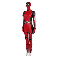 Kinder Mädchen Jumpsuit Deadpool Dead Cosplay Kostüm Outfits Halloween Karneval Anzug