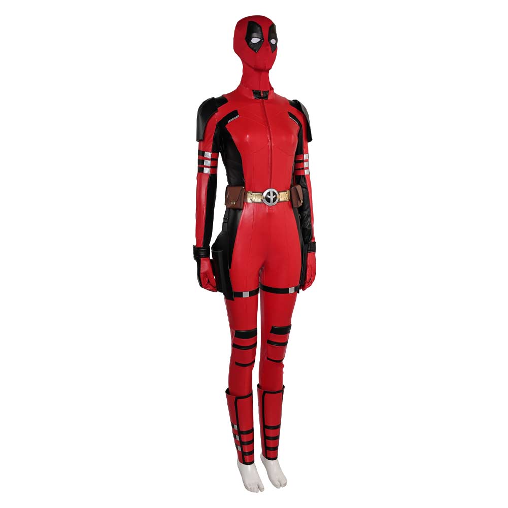 Kinder Mädchen Jumpsuit Deadpool Dead Cosplay Kostüm Outfits Halloween Karneval Anzug