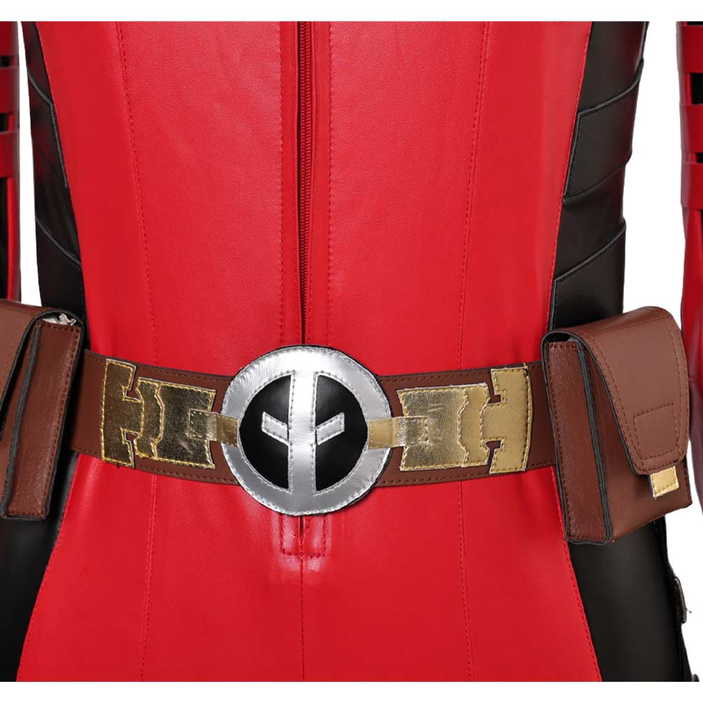 Kinder Mädchen Jumpsuit Deadpool Dead Cosplay Kostüm Outfits Halloween Karneval Anzug