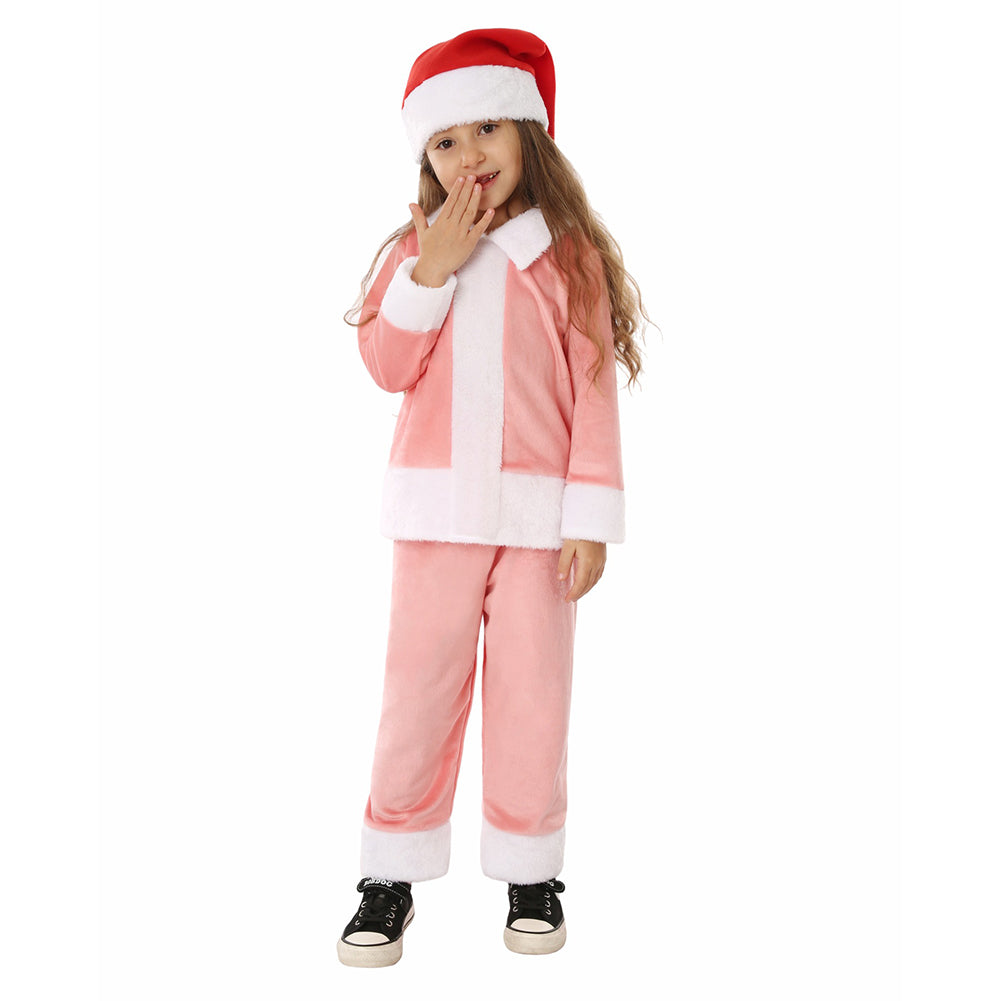 Kinder Mädchen Schlafanzug Cosplay Kostüm Outfits Halloween Karneval Anzug Weihnachten Rosa Nachtwäsche