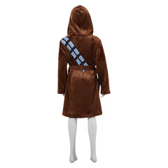 Kinder SW Chewbacca Brauner Bademantel Cosplay Kostüm Outfits Halloween Karneval Anzug