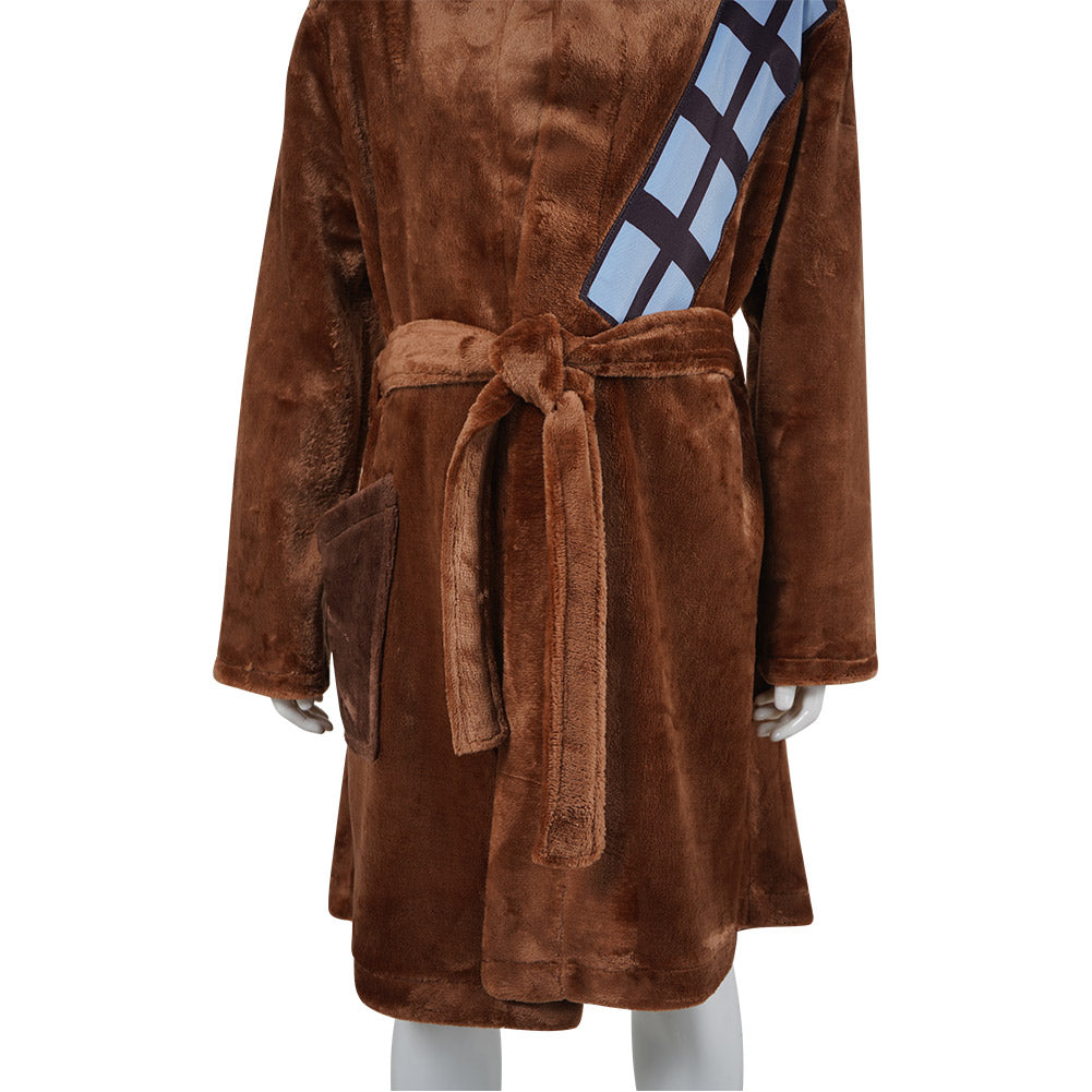 Kinder SW Chewbacca Brauner Bademantel Cosplay Kostüm Outfits Halloween Karneval Anzug