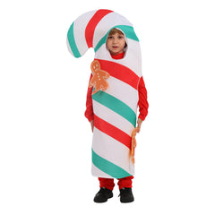 Kinder Weihnachten Süßigkeiten Cosplay Kostüm Outfits Halloween Karneval Anzug