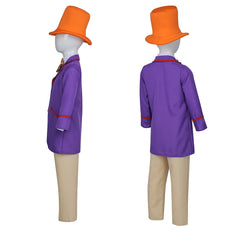 Kinder Wonka Cosplay Kostüm Outfits Halloween Karneval Anzug