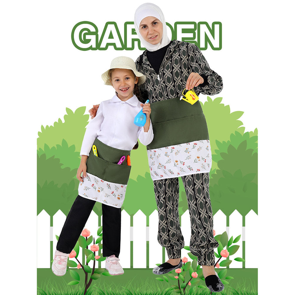 Kindergarten pastorale Stil Cosplay Kostüm Outfits Halloween Karneval Anzug Hut Prop Kostüm Leistung Lätzchen