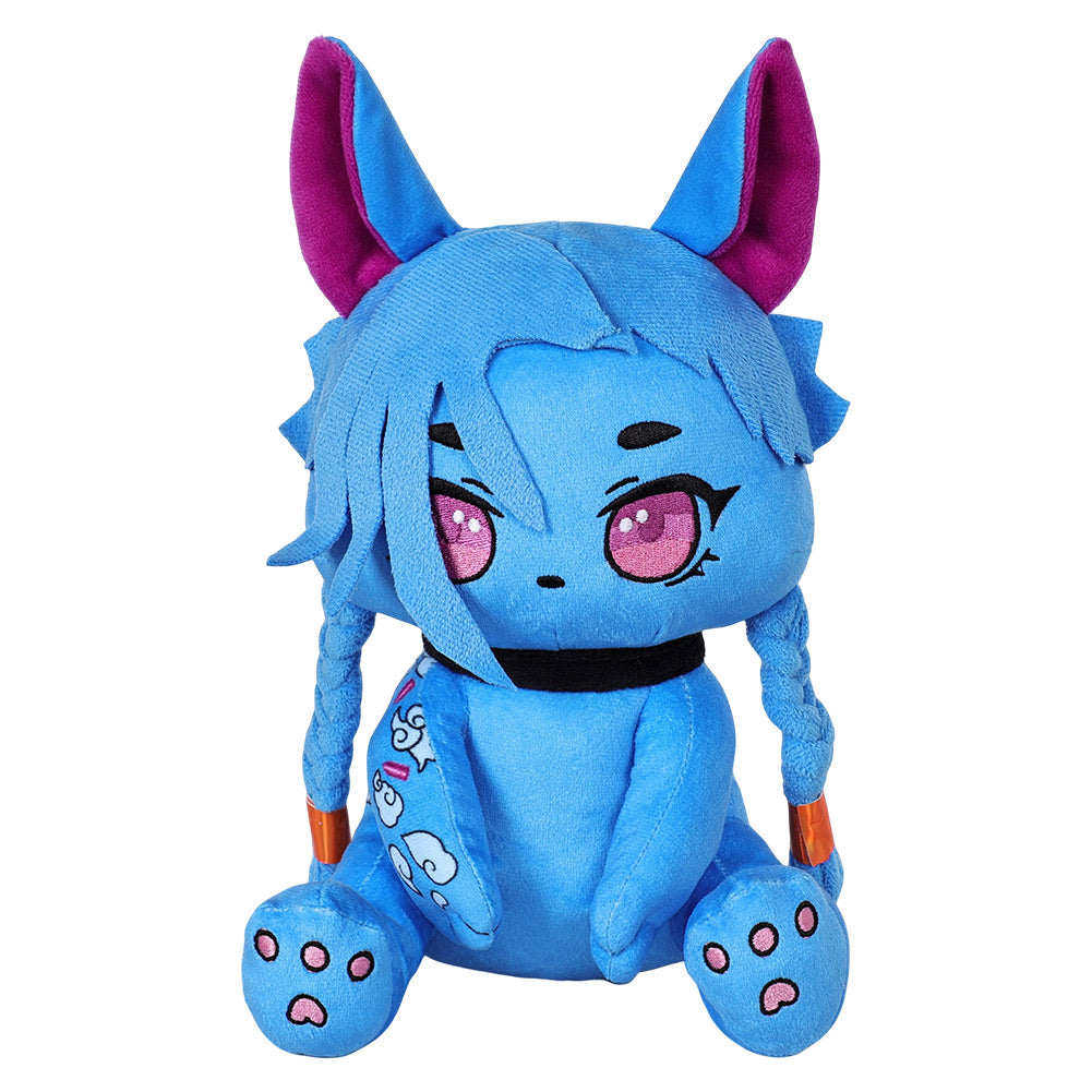 League of Legends Jinx Plüschpuppe: Niedliche Katzenpuppe Puppe Geschenk