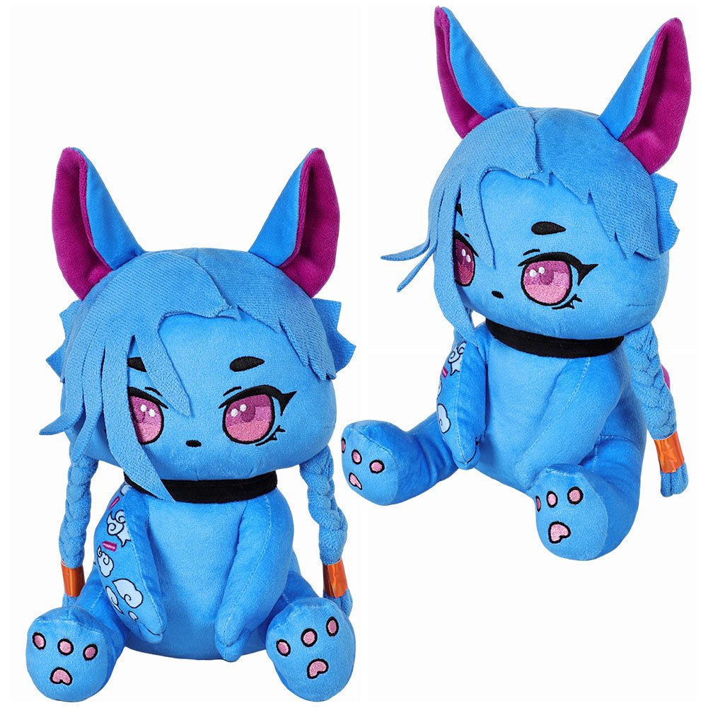 League of Legends Jinx Plüschpuppe: Niedliche Katzenpuppe Puppe Geschenk