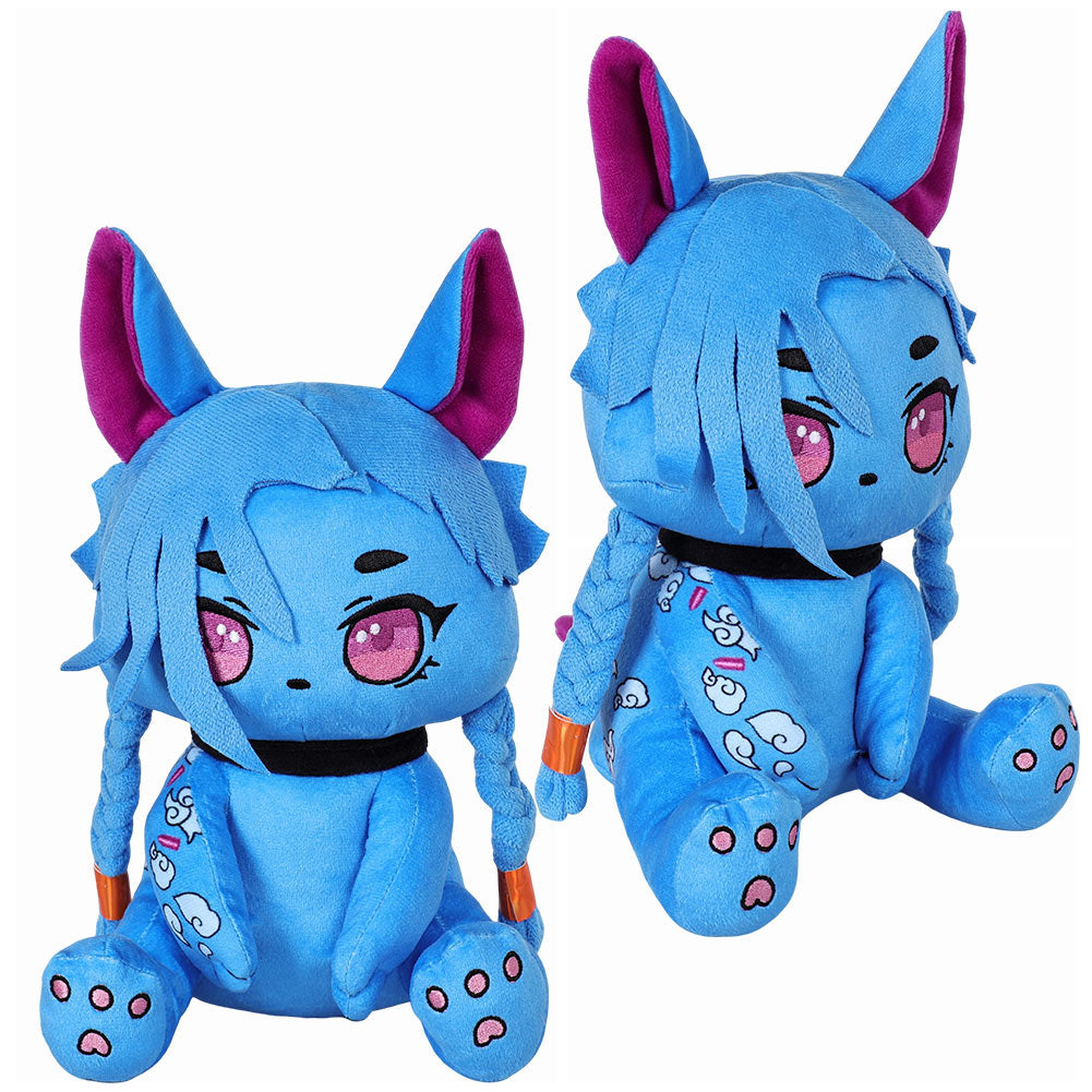 League of Legends Jinx Plüschpuppe: Niedliche Katzenpuppe Puppe Geschenk