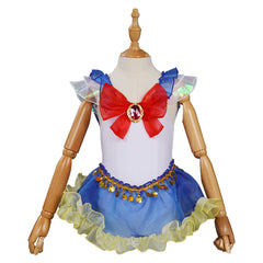 Sailor Moon Tsukino Usagi Bademode Cosplay Kostüm Kinder Mädchen Jumpsuit Badeanzug Outfits Halloween Karneval Anzug