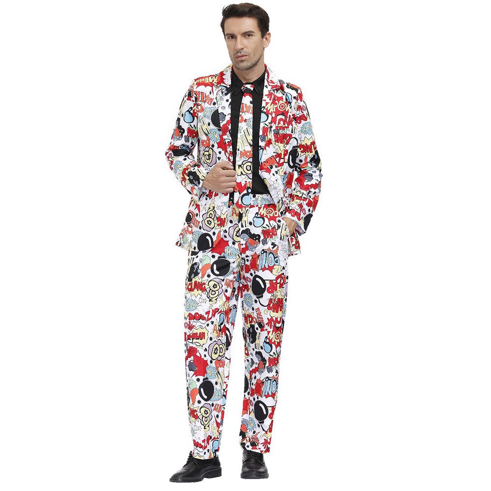 Konfetti Anzug Boom Confetti Suit Karneval Outfits