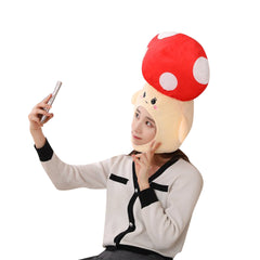 Mario super Mario cosplay Kopfbedeckung Plüschhut Mütze Halloween Party Kostüm Requisiten Geschenke