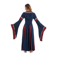 Mittelalter Damenkleid Retro Cosplay Halloween Karneval Kostüm