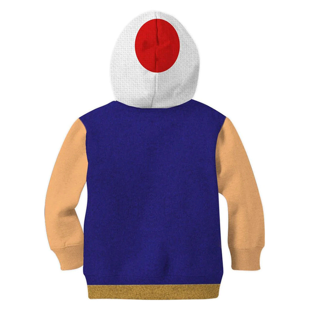 Kinder Super Mario Mario Cosplay Hoodie 3D Druck Sweatshirt mit Kapuze Kinder Streetwear Pullover