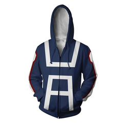 Boku no Hero Academia My Hero Academia Todoroki Shoto Jacke mit Reißverschluss Pullover mit Kapuze Sweatshirt Unisex