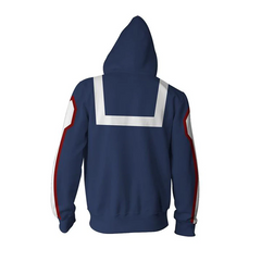 Boku no Hero Academia My Hero Academia Todoroki Shoto Jacke mit Reißverschluss Pullover mit Kapuze Sweatshirt Unisex