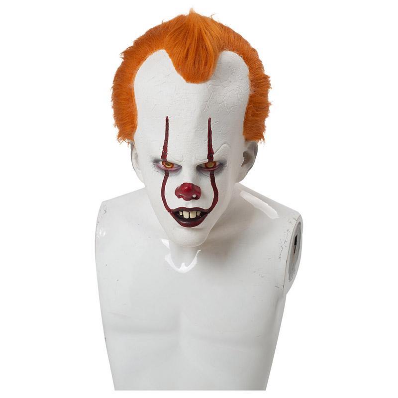 Es: Kapitel 2 Film 2019 Horrorclown Pennywise The Clown Maske Cosplay Maske für Halloween Karneval - Karnevalkostüme