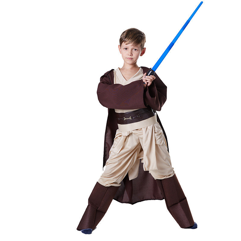 Jungen Jedi Knight Cosplay Kostüm für Kinder Karneval Mottoparty