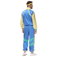 80er Retro Disco Kostüme Halloween Herren Halloween Karneval Trainingsanzug