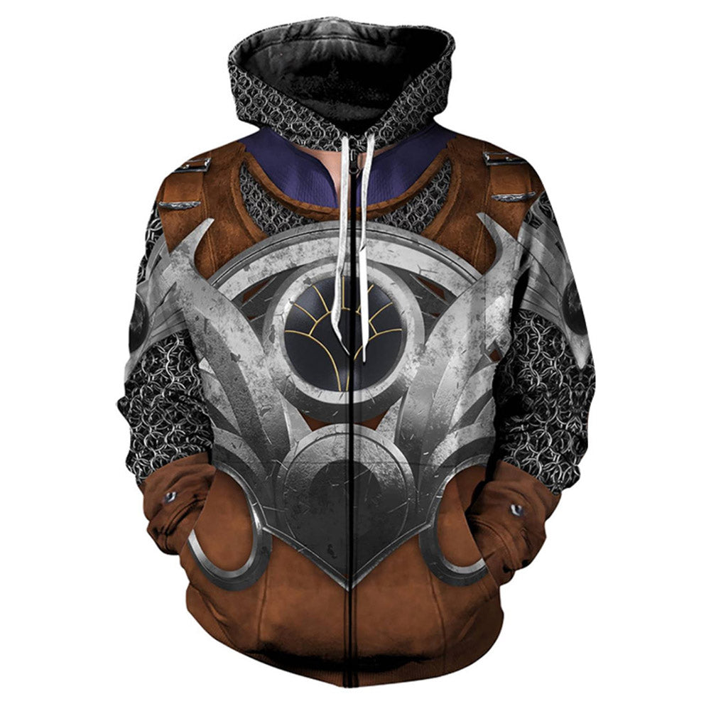 Damen Baldur‘s Gate Shadowheart Cosplay Hoodie 3D Druck Sweatshirt mit Kapuze Game