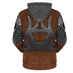 Damen Baldur‘s Gate Shadowheart Cosplay Hoodie 3D Druck Sweatshirt mit Kapuze Game