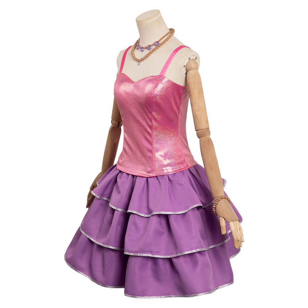 Damen Kleid Rosenroter Anzug rosa Cosplay Cosplay Kostüm Outfits Halloween  outfit