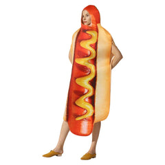 Erwachsene Hot Dog Cosplay Kostüm Outfits Halloween Karneval Anzug Einheitsgröße