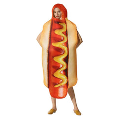 Erwachsene Hot Dog Cosplay Kostüm Outfits Halloween Karneval Anzug Einheitsgröße