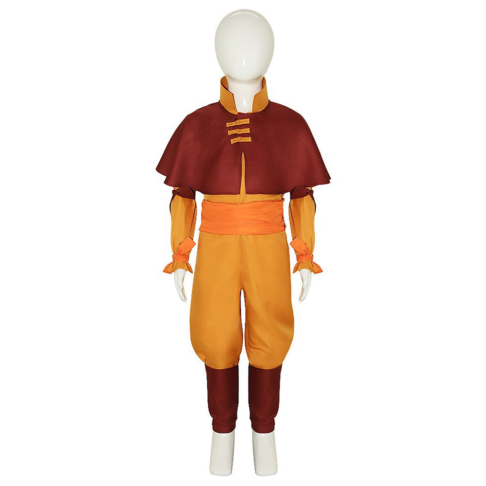 Kinder Avatar Aang Cosplay Kostüm Outfits Halloween Karneval Anzug