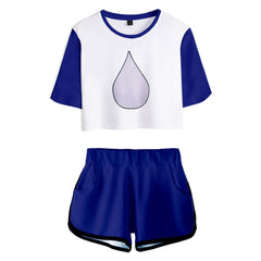 Kinder blau Wade Cosplay Kostüm Outfits Halloween Karneval Verkleidung Anzug