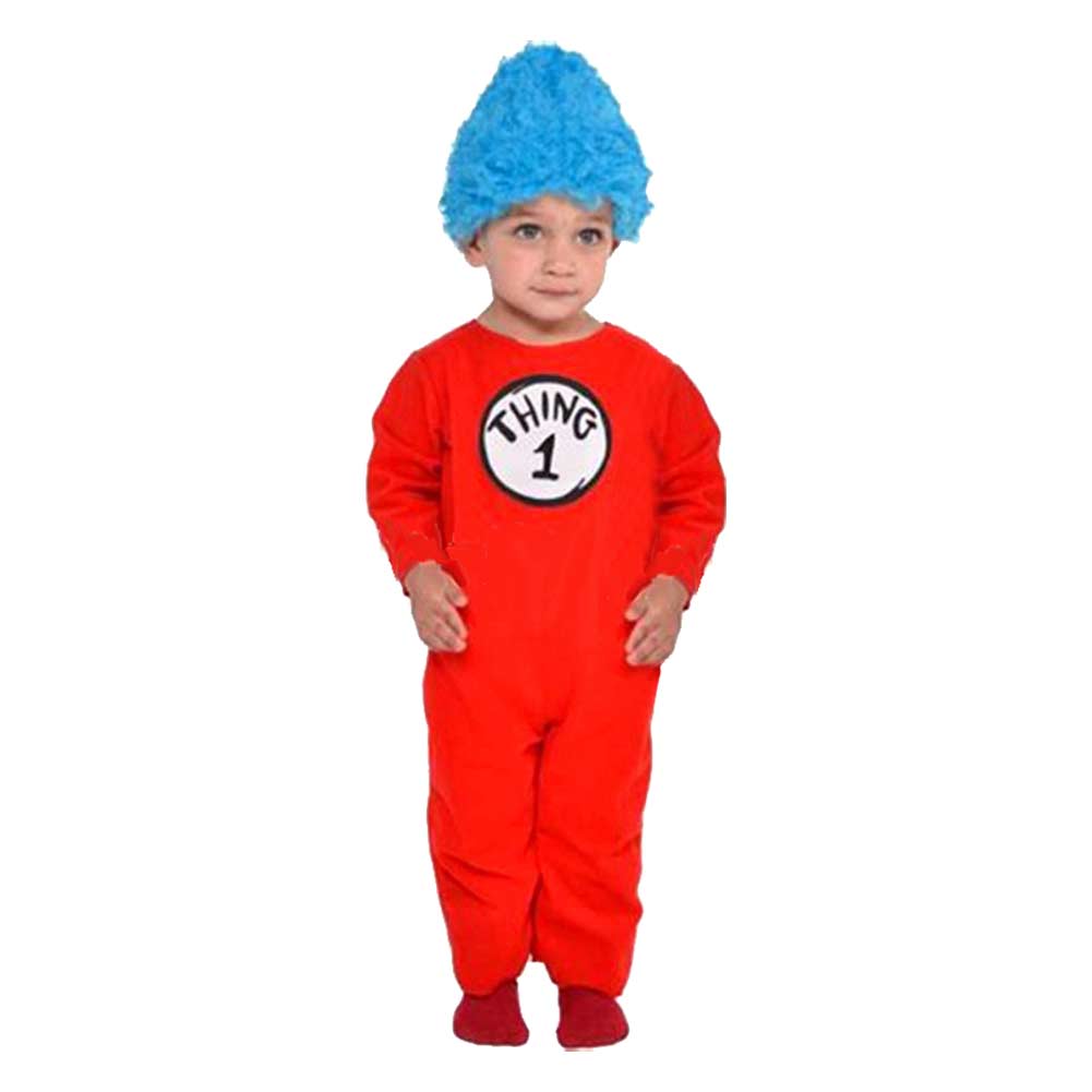 Kinder Dr.Seuss Die Katze im Hut Cosplay Kostüm Outfits Halloween Karneval Anzug