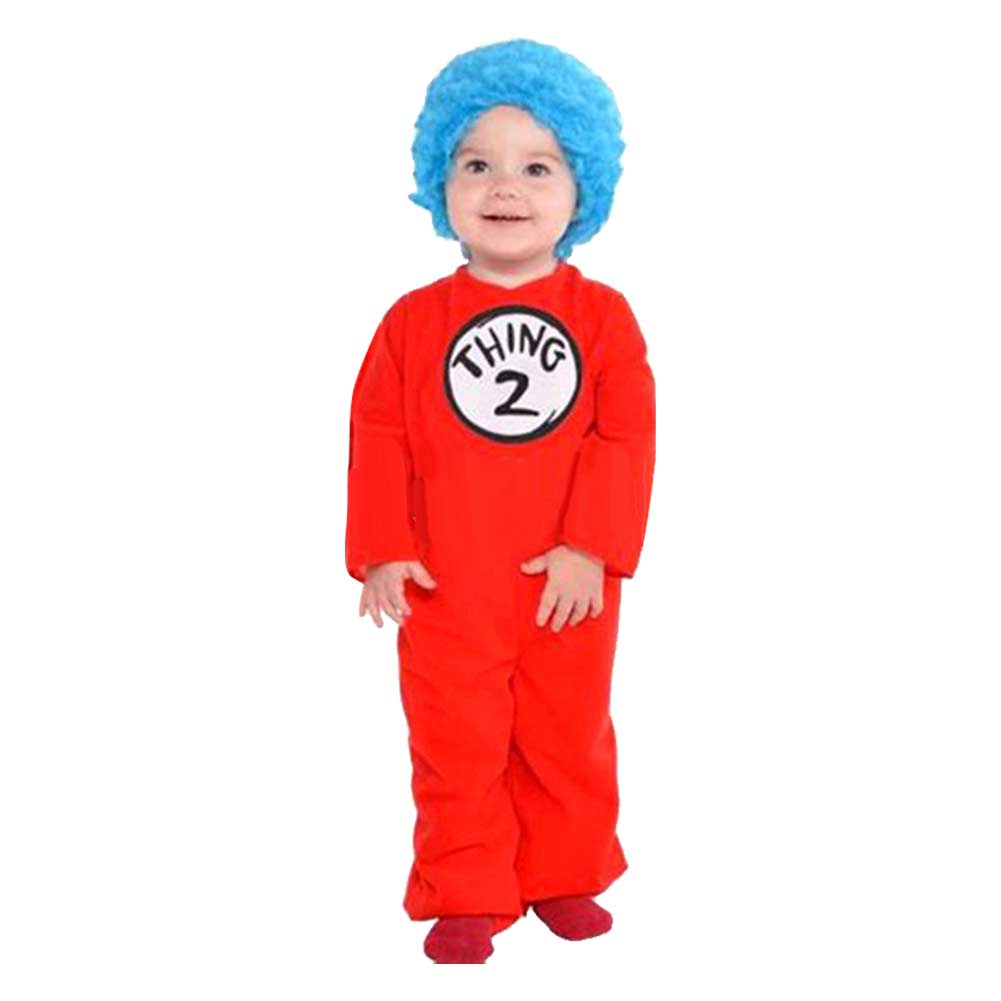 Kinder Dr.Seuss Die Katze im Hut Cosplay Kostüm Outfits Halloween Karneval Anzug