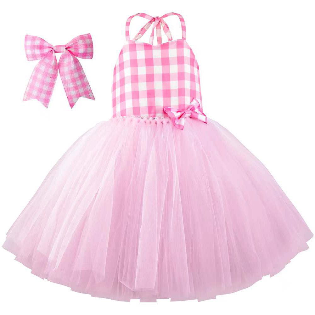 Kinder Mädchen rosa Tutu Kleid Kostüm Outfits Sommer Kleid