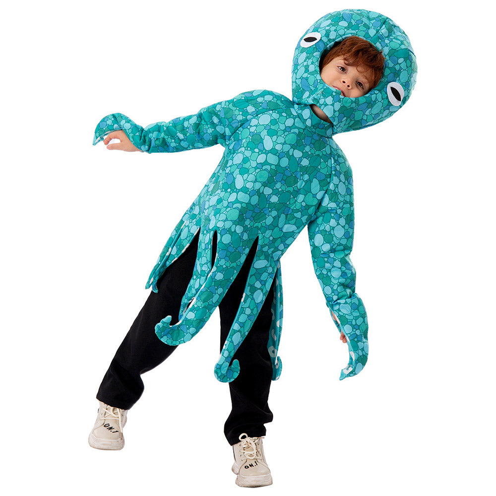 Kinder Oktopus Cosplay Kostüm Outfits Halloween Karneval Anzug