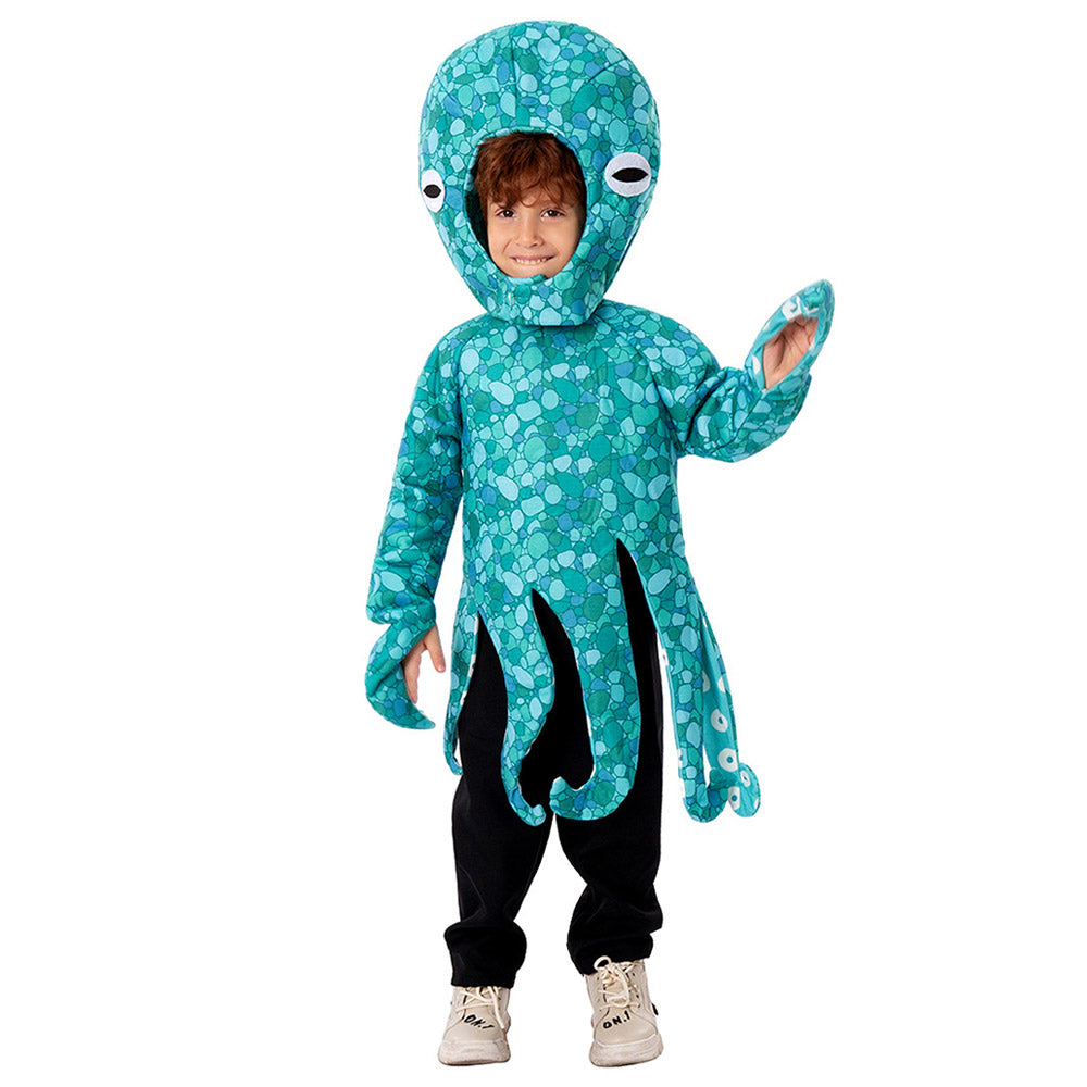 Kinder Oktopus Cosplay Kostüm Outfits Halloween Karneval Anzug