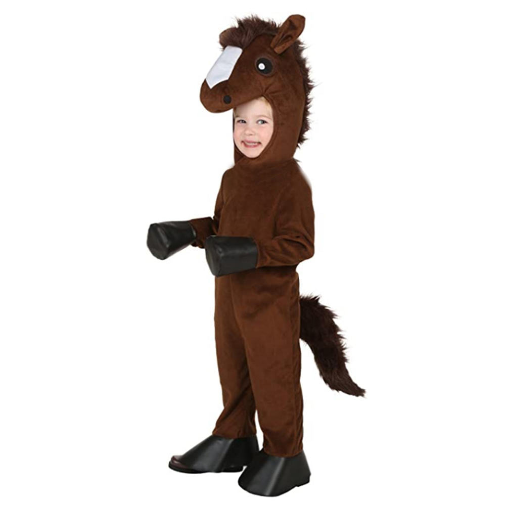 Kinder Pferd Cosplay Tier Kostüm Outfits Halloween Karneval Anzug