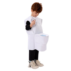 Kinder Toilettenmann Cosplay Kostüm Outfits Halloween Karneval Anzug