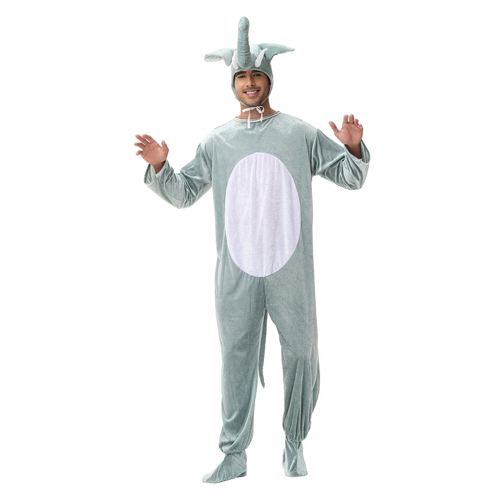 unisex Erwachsene Elefant Cosplay Kostüm Outfits Halloween Karneval Anzug